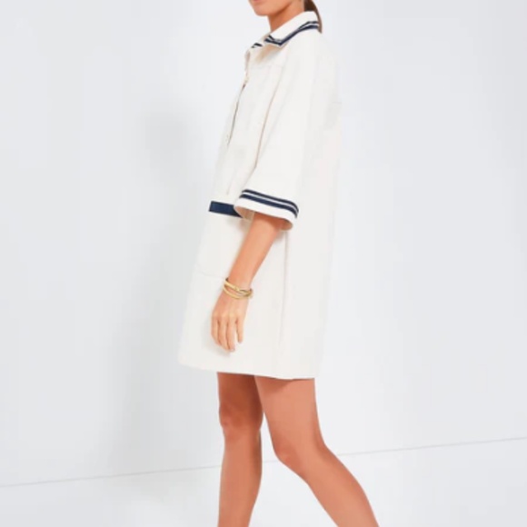 Tuckernuck Pomander Place Gardenia Hart Shirt Dress (S) - Picture 3 of 6